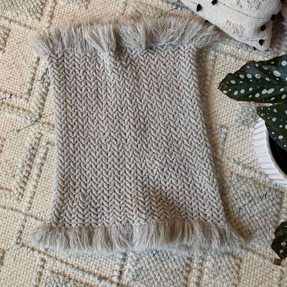 Knit Tube Scarf - Picture 3 of 4
